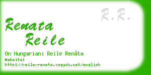 renata reile business card